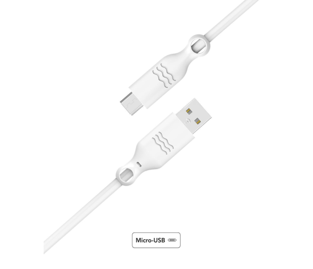 BigBen Kabel USB-microUSB BIGBEN ECO 2M biały # - 1463260 - zdjęcie